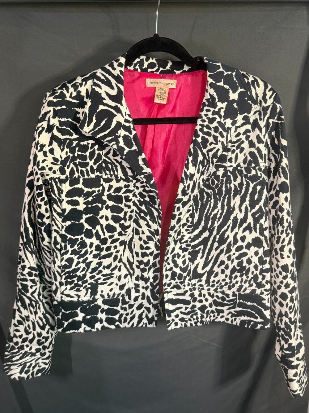 Patrick Christopher Animal Print Jacket